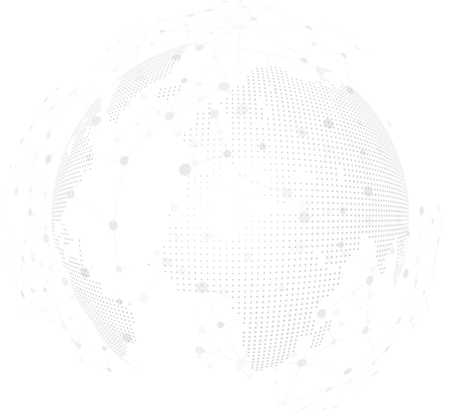 Rotating globe showing global languages